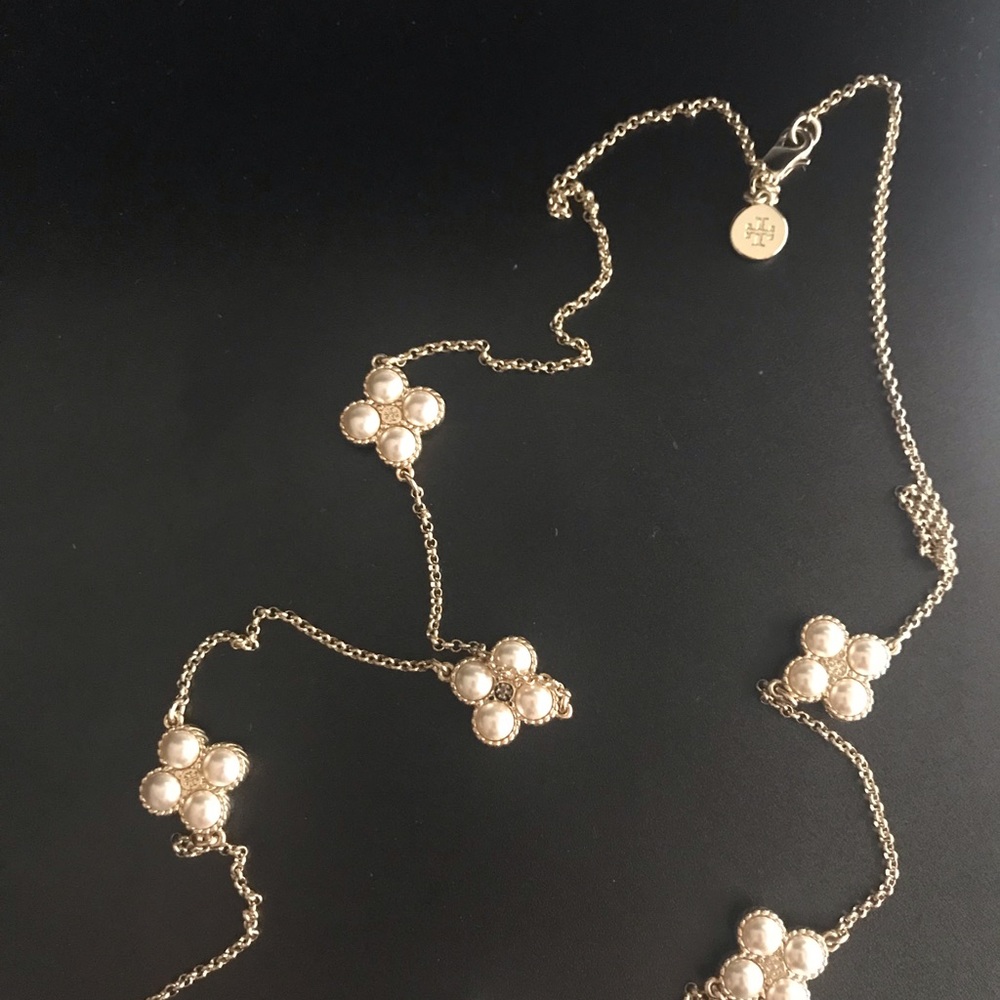 Tory Burch rosary necklace
